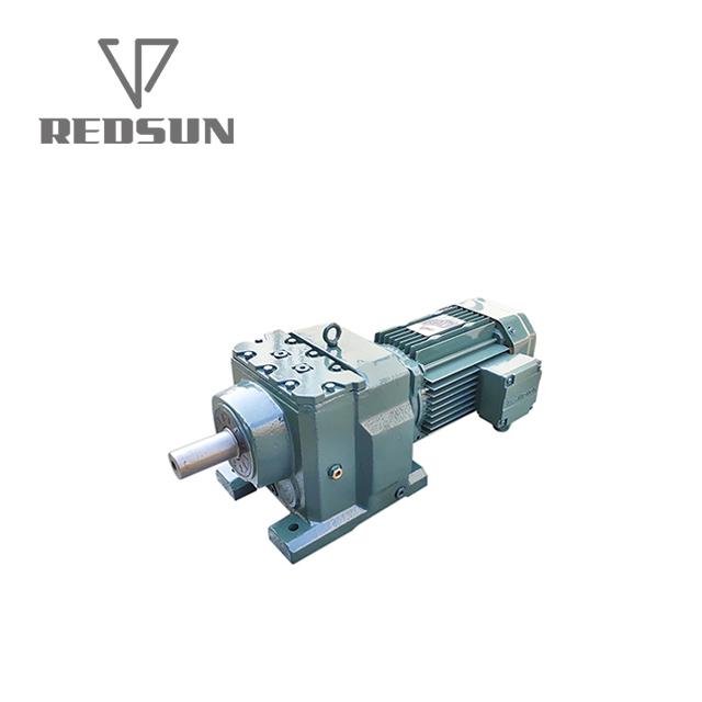 R series helical gear speed reducer 4