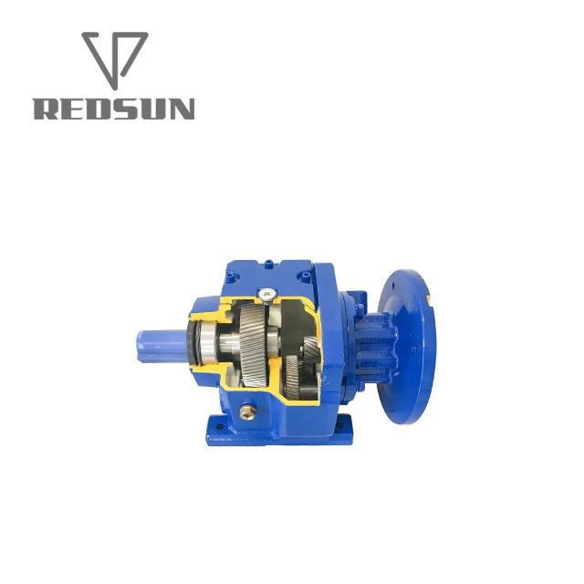 R series helical gear speed reducer 6