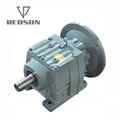R series foot-mounted helical solid shaft gearbox 4