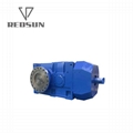 Output Flange Helical Bevel Gearbox