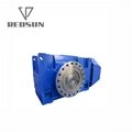 Output Flange Helical Bevel Gearbox Reducer