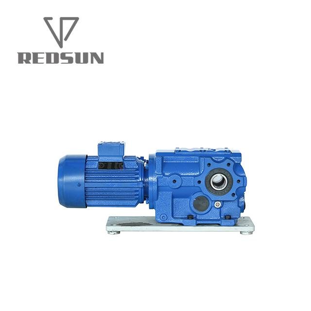 SKA series bevel worm special reducer for plastic machinery 5