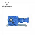 SKA series bevel worm special reducer for plastic machinery