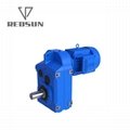 Parallel Helical Transmission Gearbox Reducer With Drive Belt 1