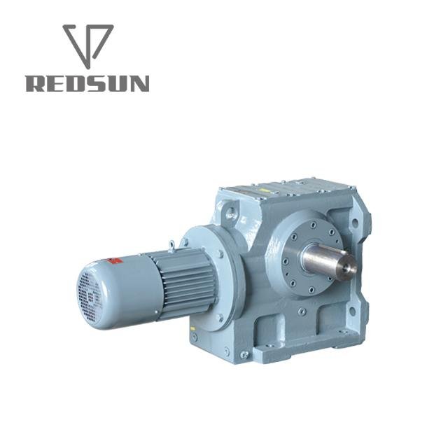 Worm Gear Motor Gearbox With Solid Shaft 3