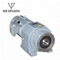 Inline helical gearbox for extruder machine plastic