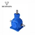 T series construction machinery parts gearbox agricultural bevel gearbox 3