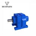 R series helical input solid gearmotor gearbox units reducer 1