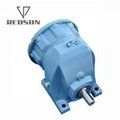 R series single stage helical gearbox gearmotor gear reducer 7