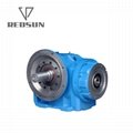 Helical gear K series solid input gearbox with motor