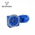 K series right angle output helical gear reducer/ gearbox for foam press compact