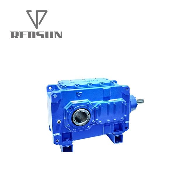 High Torque electric motor reduction bevel gear gearbox 5