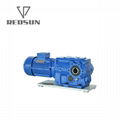 Bevel bevel gearbox for tractor plastic machinery