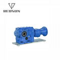 Bevel bevel gearbox for tractor plastic machinery