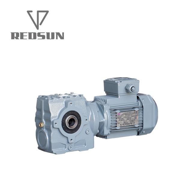 REDSUN SA series helical worm gear reducer with AC motor 3