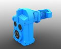 FAF vertical flange mounted helical parallel shaft gear box