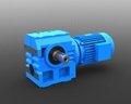S series helical transmission hollow shaft gearbox 