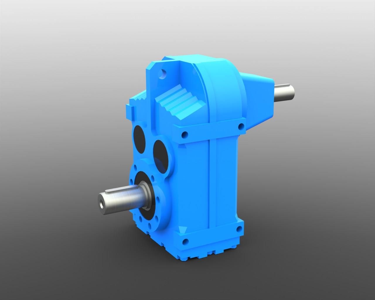 F Series Parallel Shaft Helical Gearbox / Geared Motor 2