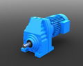 Helical inline gearbox Sew speed reducer foot mount electric motor gear