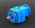 R series helical speed output flange reducers low price 2