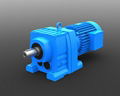 R series helical speed output flange reducers low price 5