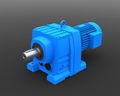 R series helical input solid gearmotor gearbox units reducer 5