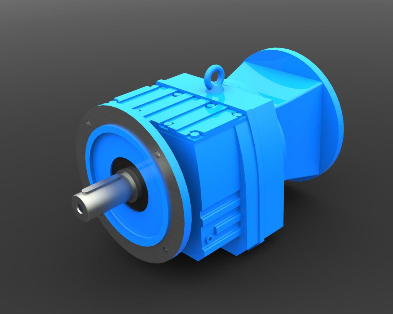 R series coaxial helical gearbox for hoist 2