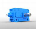 helical bevel HB series gearbox two stages three stages solid shaft 2