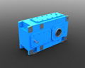 helical bevel HB series gearbox two stages three stages solid shaft 3