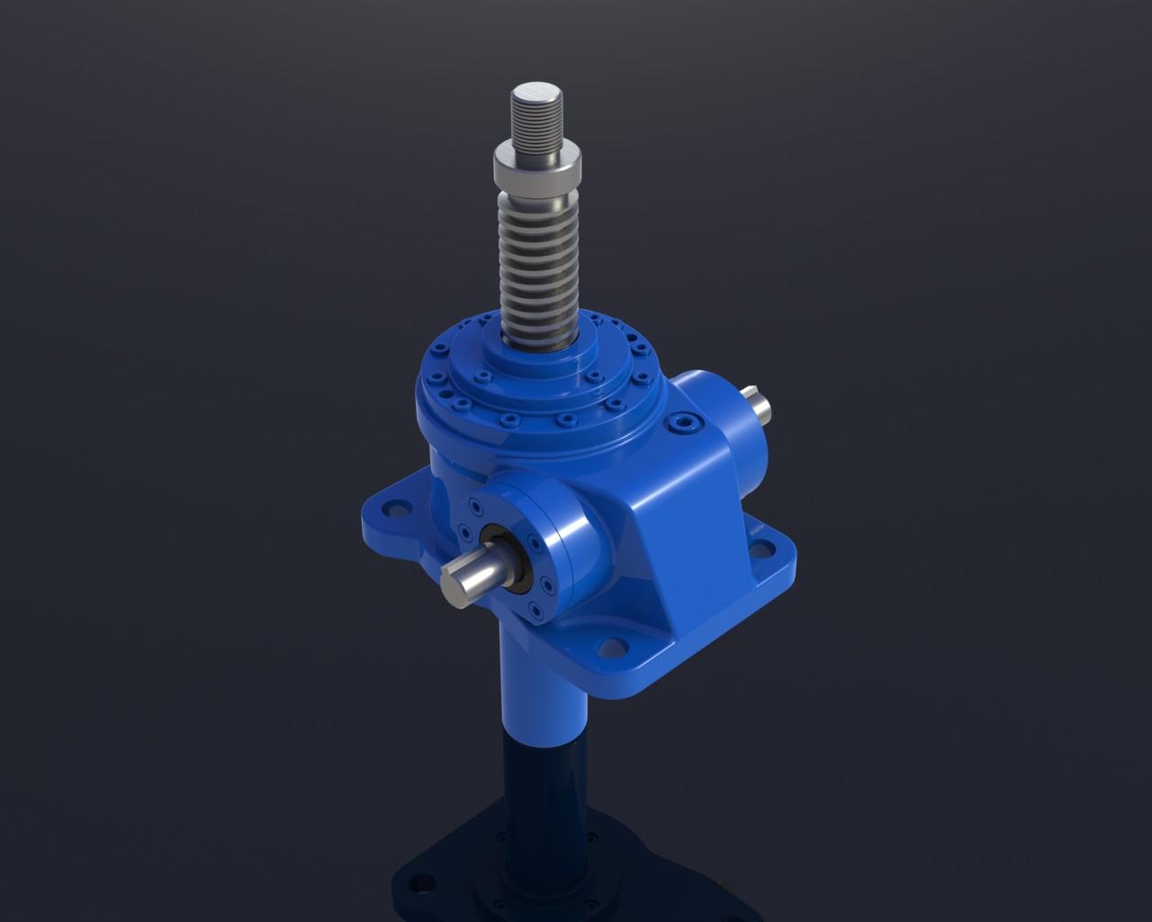 JWM/B serie Tsubaki worm gear screw jack 3