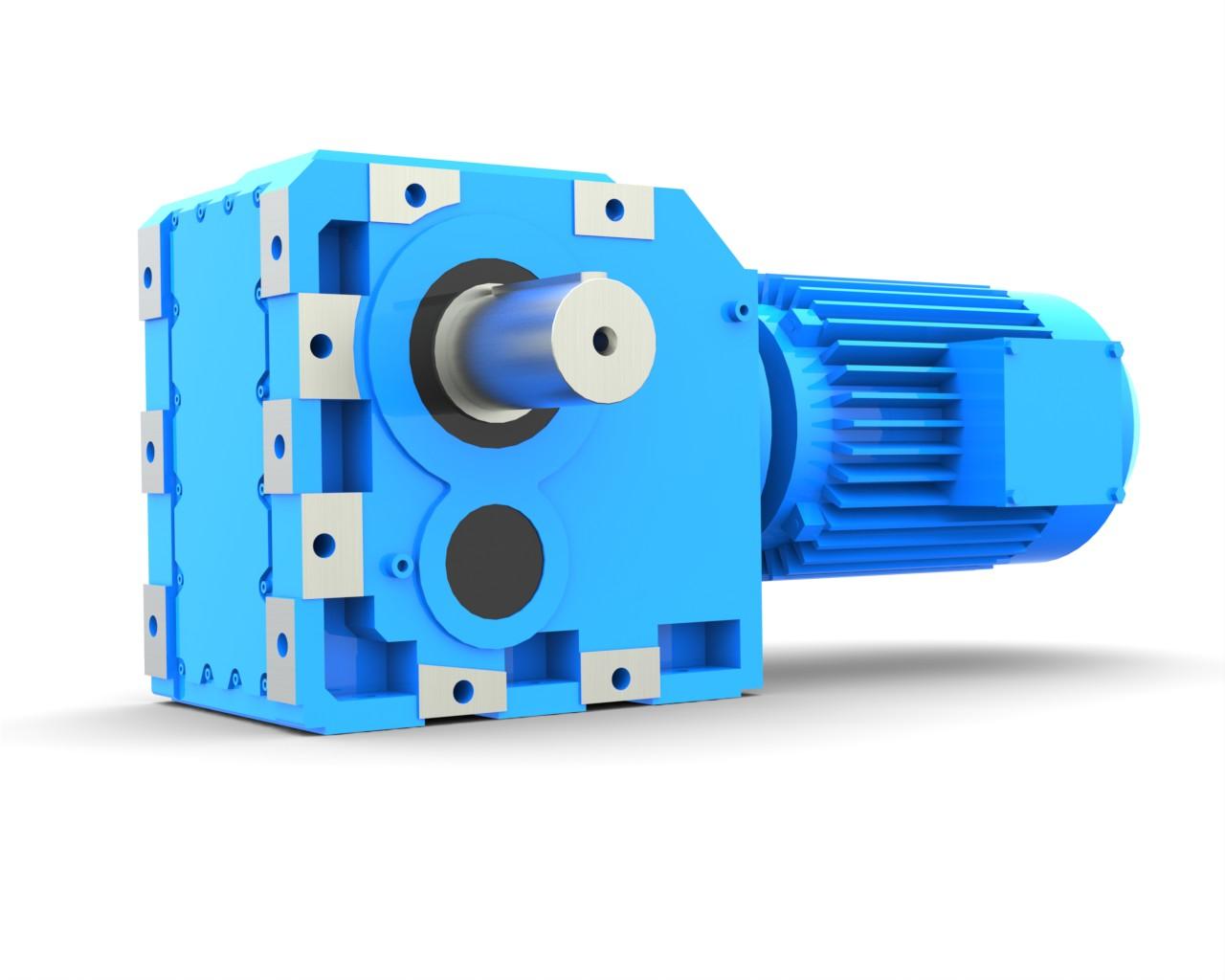 Right Angle Bevel Geared Motor For Extruder 4