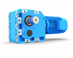 K series helical bevel right angle special reducer for plastic machinery 
