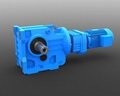 K series helical bevel right angle gear reducer 5