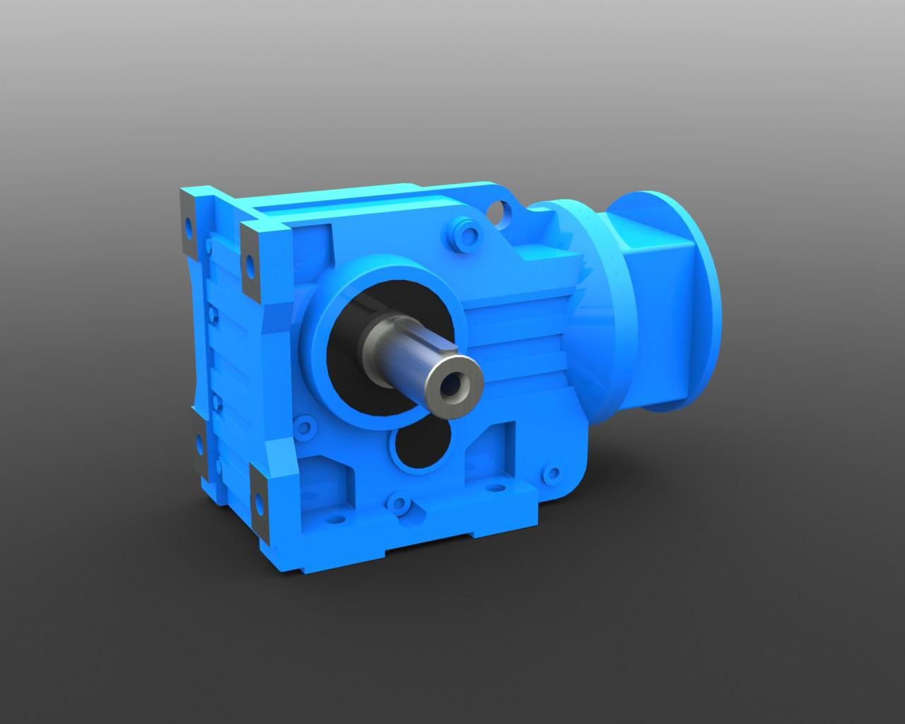 K Series Helical Bevel Gearbox  Reducer 3