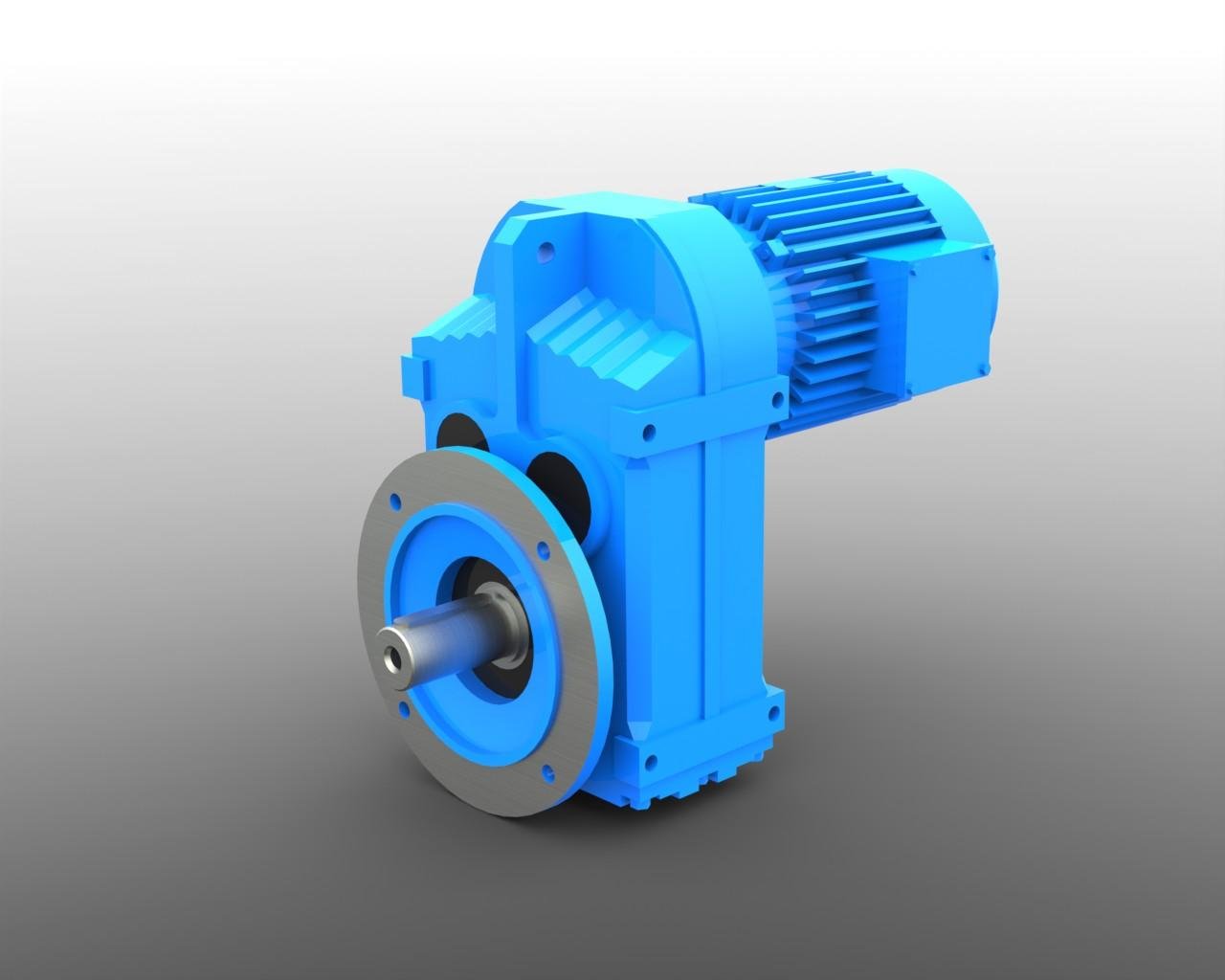 Redsun F Series Helical Gear Unit For Plastic Machines 4