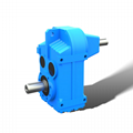 FAF vertical flange mounted helical parallel shaft gear box 4