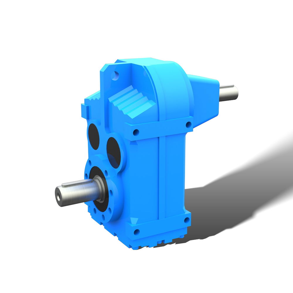 F series parallel helical shaft gearbox with electric gear motor 4