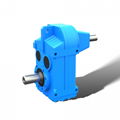 F series parallel helical shaft gearbox with electric gear motor