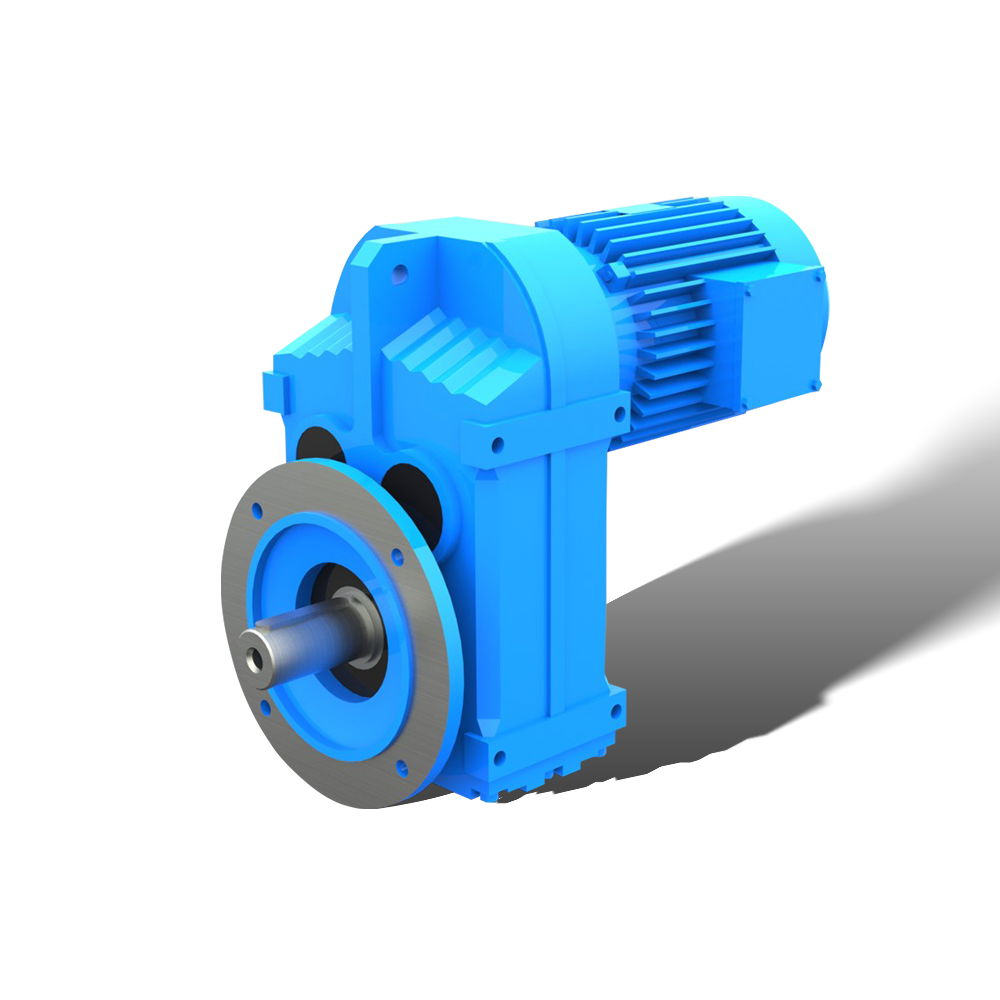 F series parallel helical shaft gearbox with electric gear motor 5