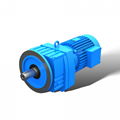 RF vertical type helical gearbox with IEC input flange