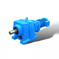 R series helical gear box without motor 3