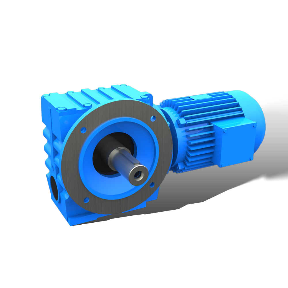  S series helical worm gearbox with solid shaft output 4