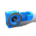  S series helical worm gearbox with solid shaft output