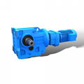 K series right angle output helical gear reducer/ gearbox for foam press compact