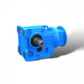 K series right angle output helical gear reducer/ gearbox for foam press compact