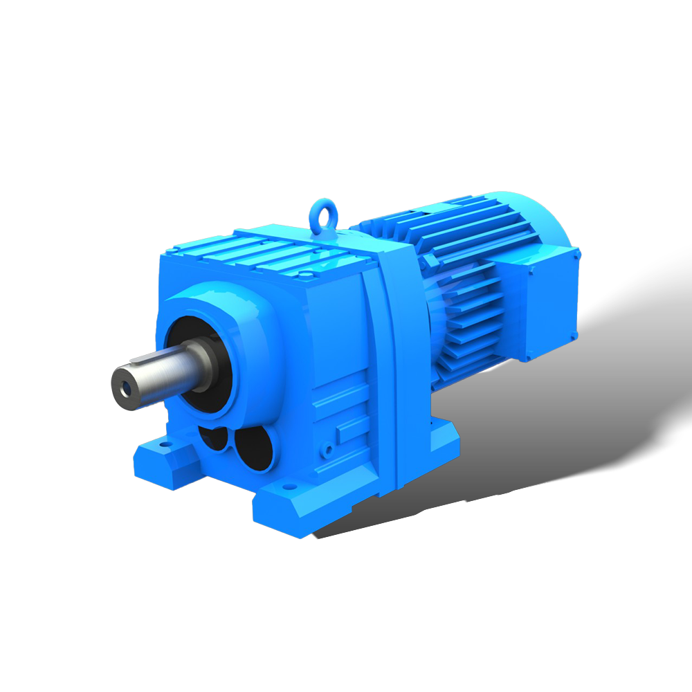R series helical output flange speed reducers with IEC input flange 3