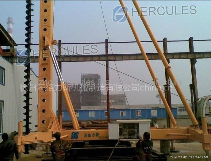 Foot-step Long Auger Drilling Rig