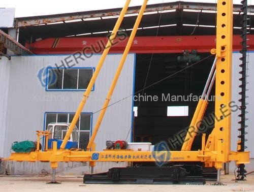 Foot-step Long Auger Drilling Rig 4