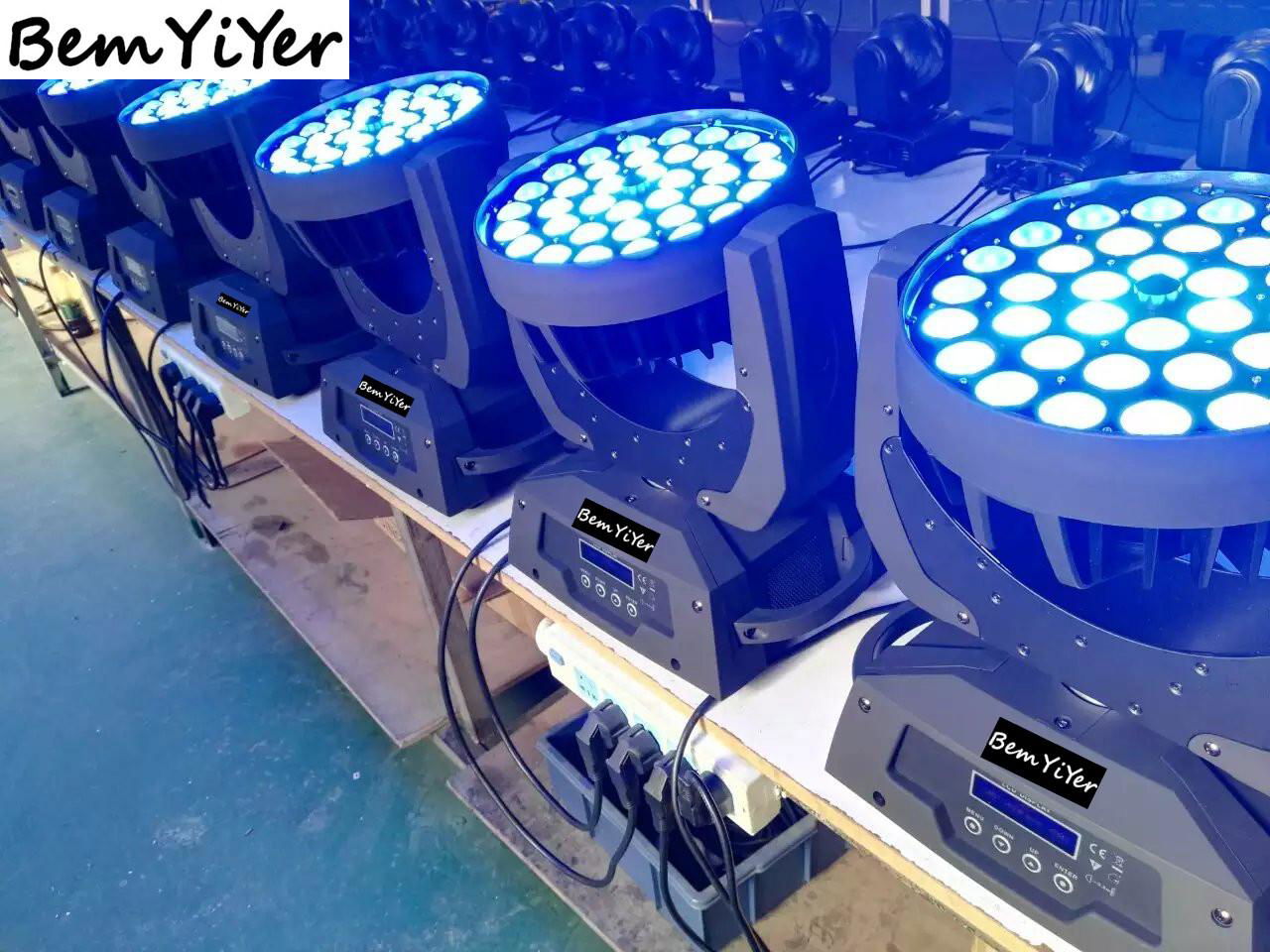 36X10W LED ZOOM WASH MOVING HEAD LIGHT 2