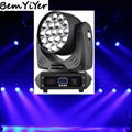 19x10W  led wash moving head with ZOOM 1